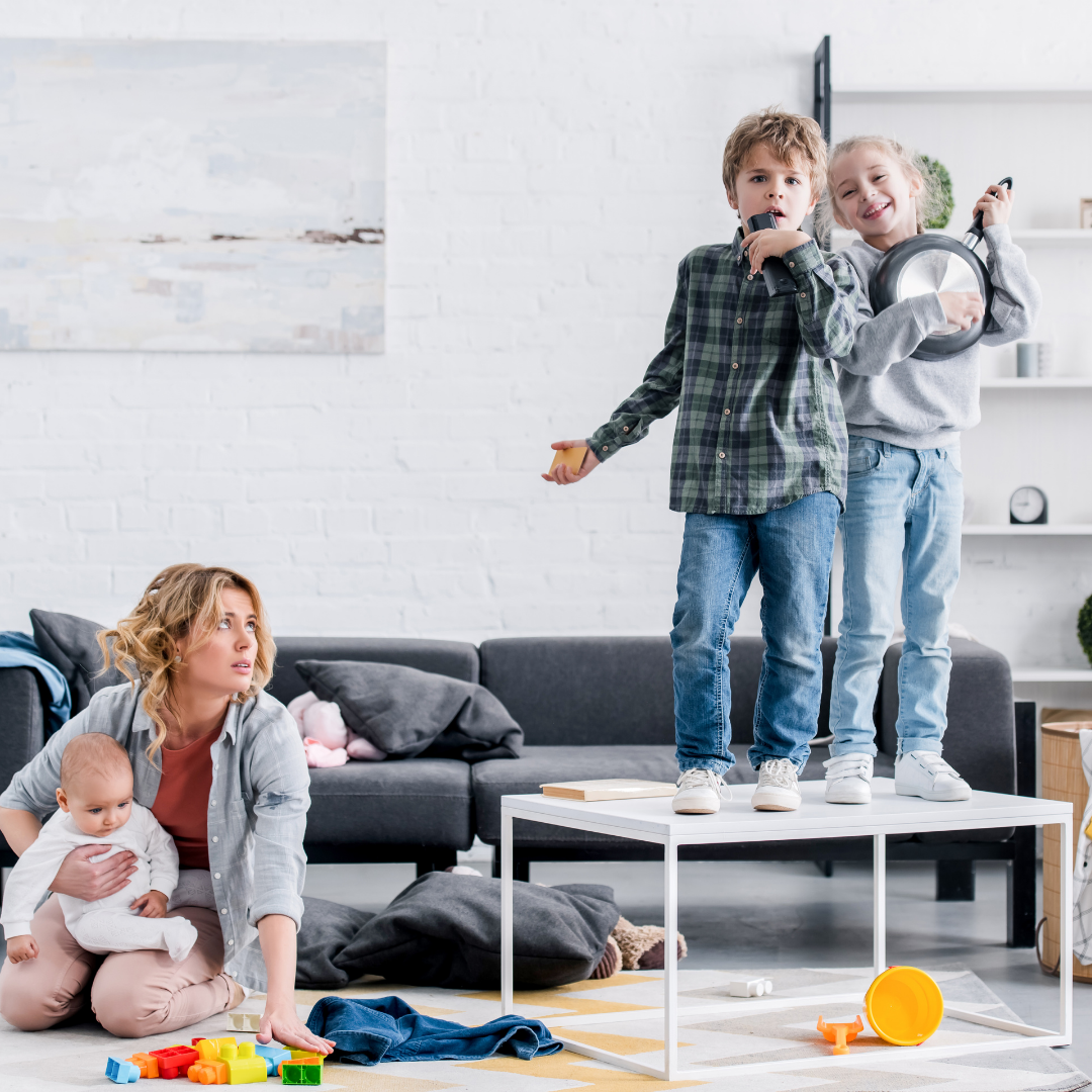 working from home with kids