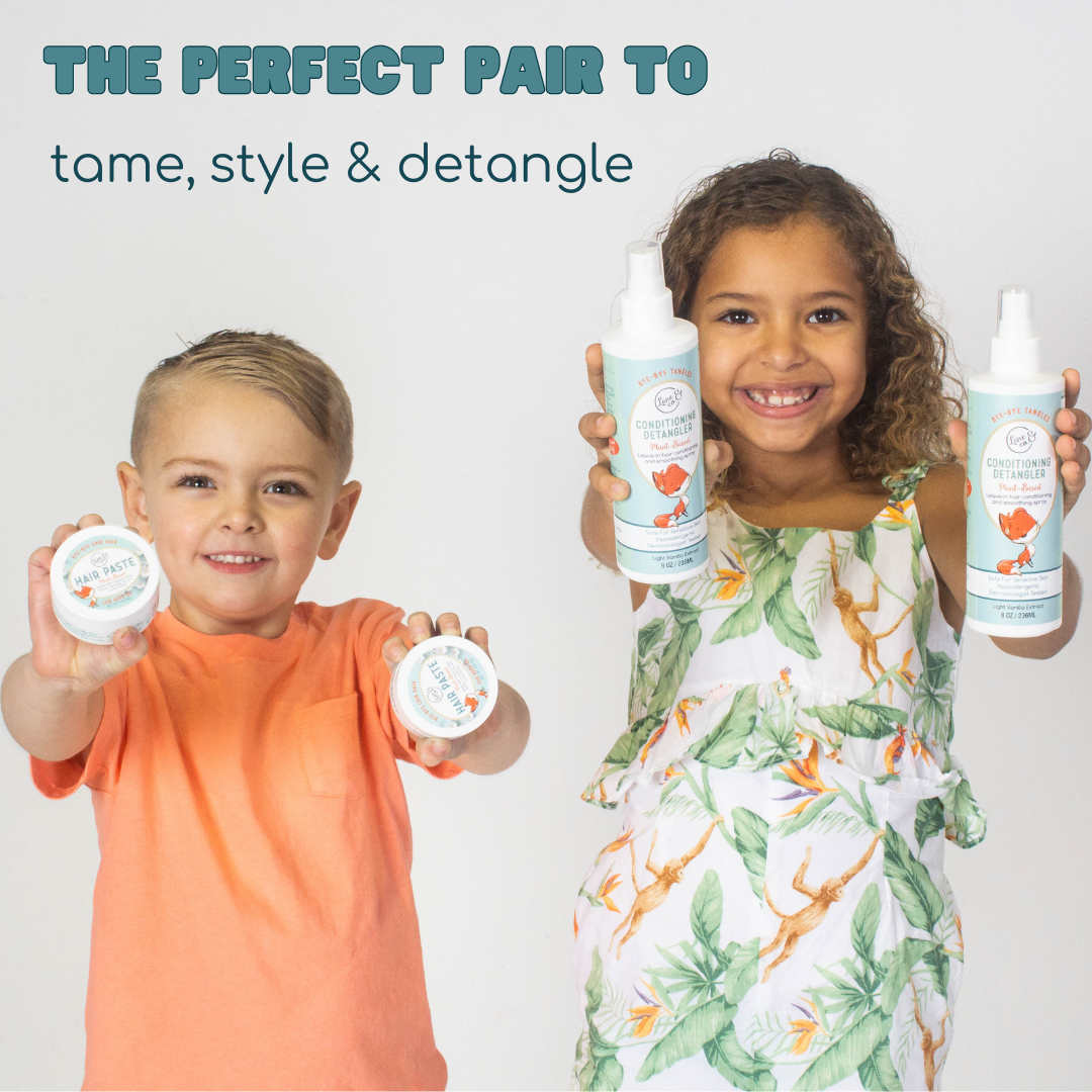 Kids Hair Paste + Conditioning Detangler Spray
