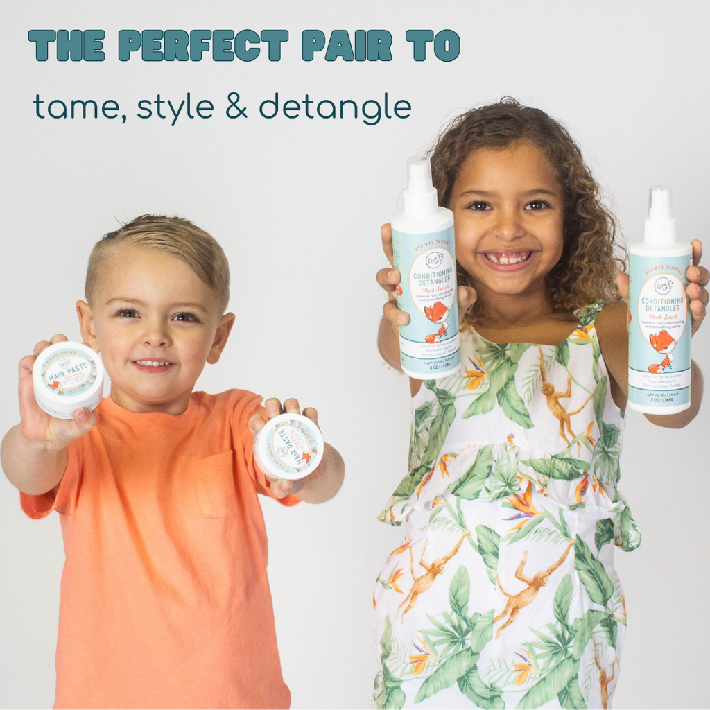 Kids Hair Paste + Conditioning Detangler Spray